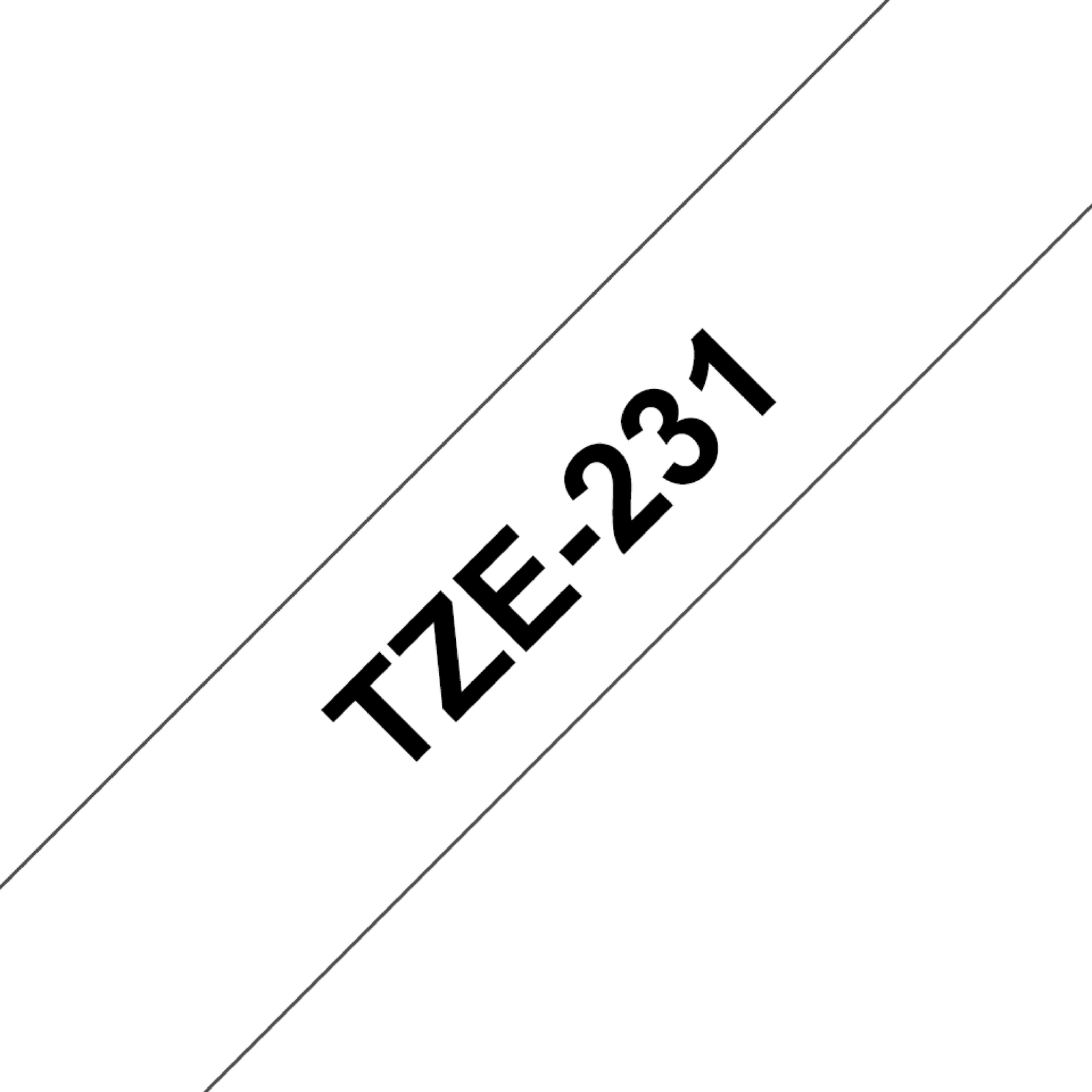 CINTA ADHESIVA BLANCA TZE231 12MMX8MTS
