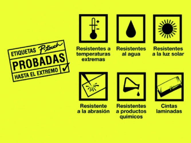 CINTA ADHESIVA BLANCA TZE232 12MMX8MTS - Imagen 4