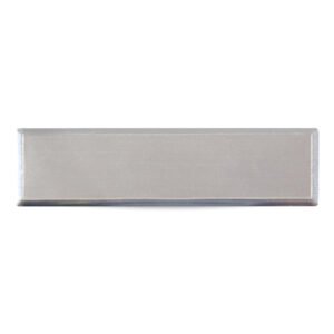  PLACA ID - 393 MINI - METAL PLATA - SILVER - S/LOGO