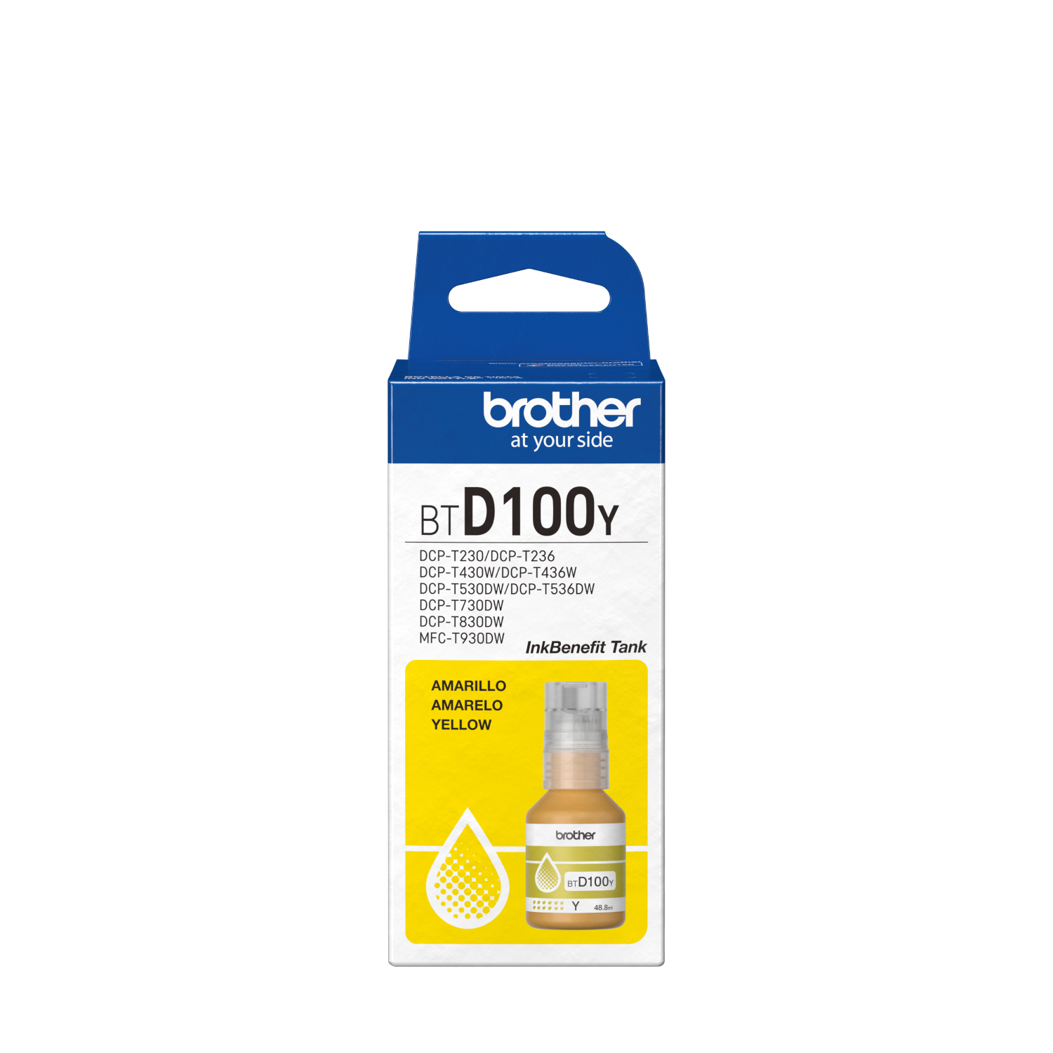 Tintas Brother BTD100Y Yellow - Imagen 2