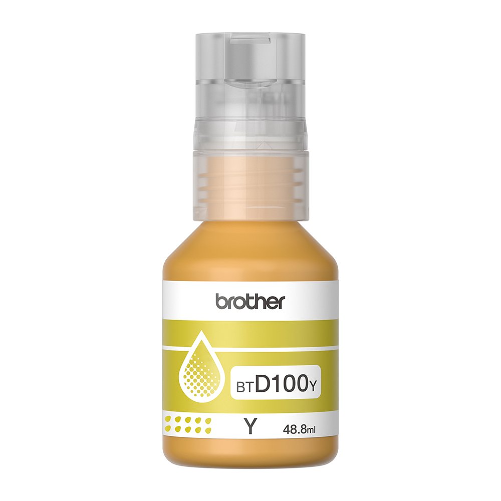 Tintas Brother BTD100Y Yellow