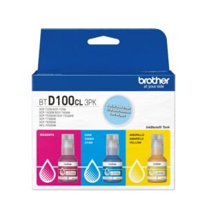 Tintas Brother BTD100CL3PK PACK 4 colores C/M/Y/K